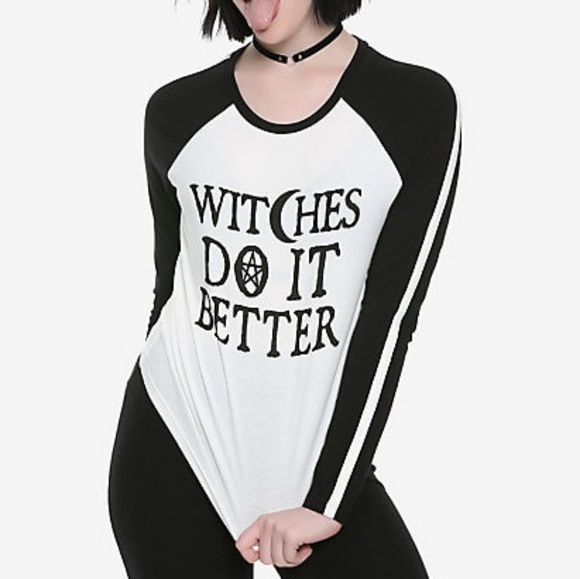 Hot Topic Tops - Witches do it better cropped top 2 for $20